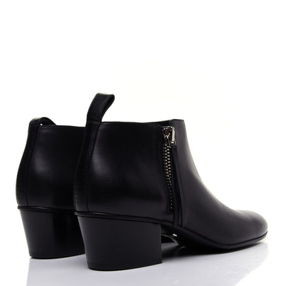 Gucci Kid Ankle Booties 38 Black 3 of 11