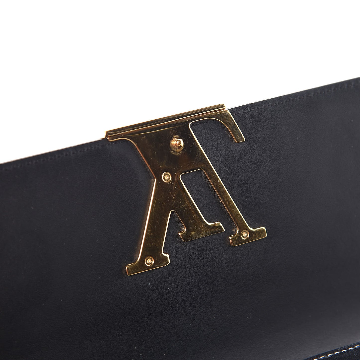 Patent Louise Clutch Black