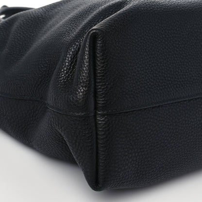 Prada Vitello Daino Tote Black 7 of 8