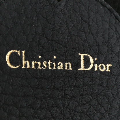 Christian Dior Bullcalf Medium Be Dior Flap Black Fraise 8 of 12