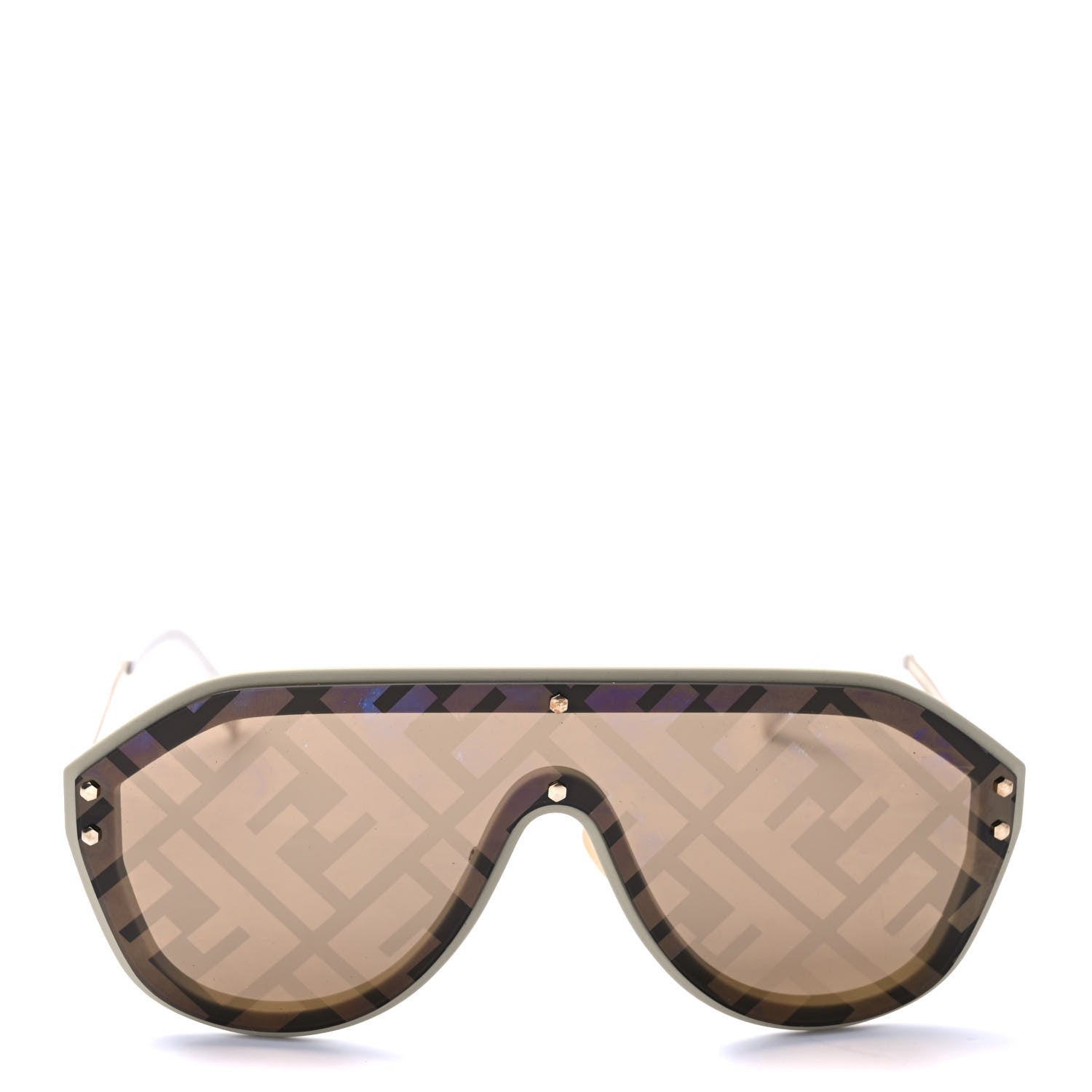 Fendi FF Fabulous Shield Sunglasses FF M0039/G/S Black 2 of 8