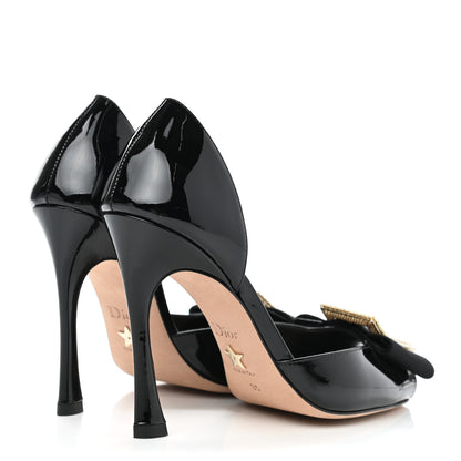 Christian Dior Patent Dior Idylle Pumps 35 Black 4 of 9