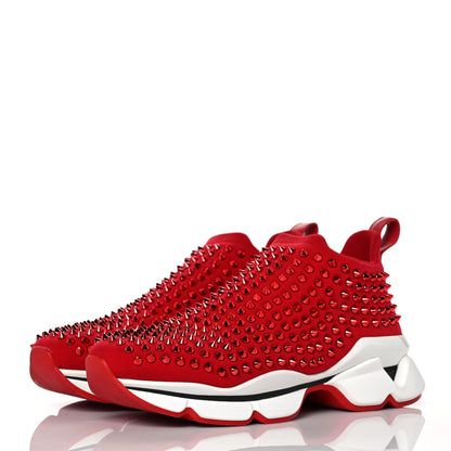 Christian Louboutin Neoprene Spike Sock Donna Flat Sneakers 40 Loubi 3 of 7