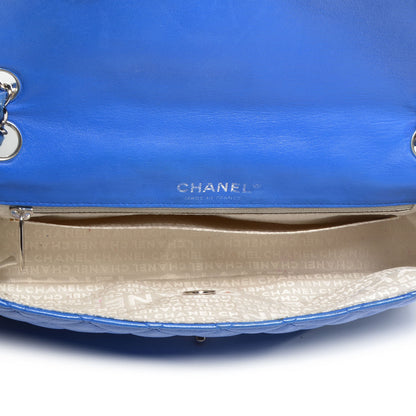 Chanel Lambskin Ladybug Medium Single Flap Dark Blue 6 of 8