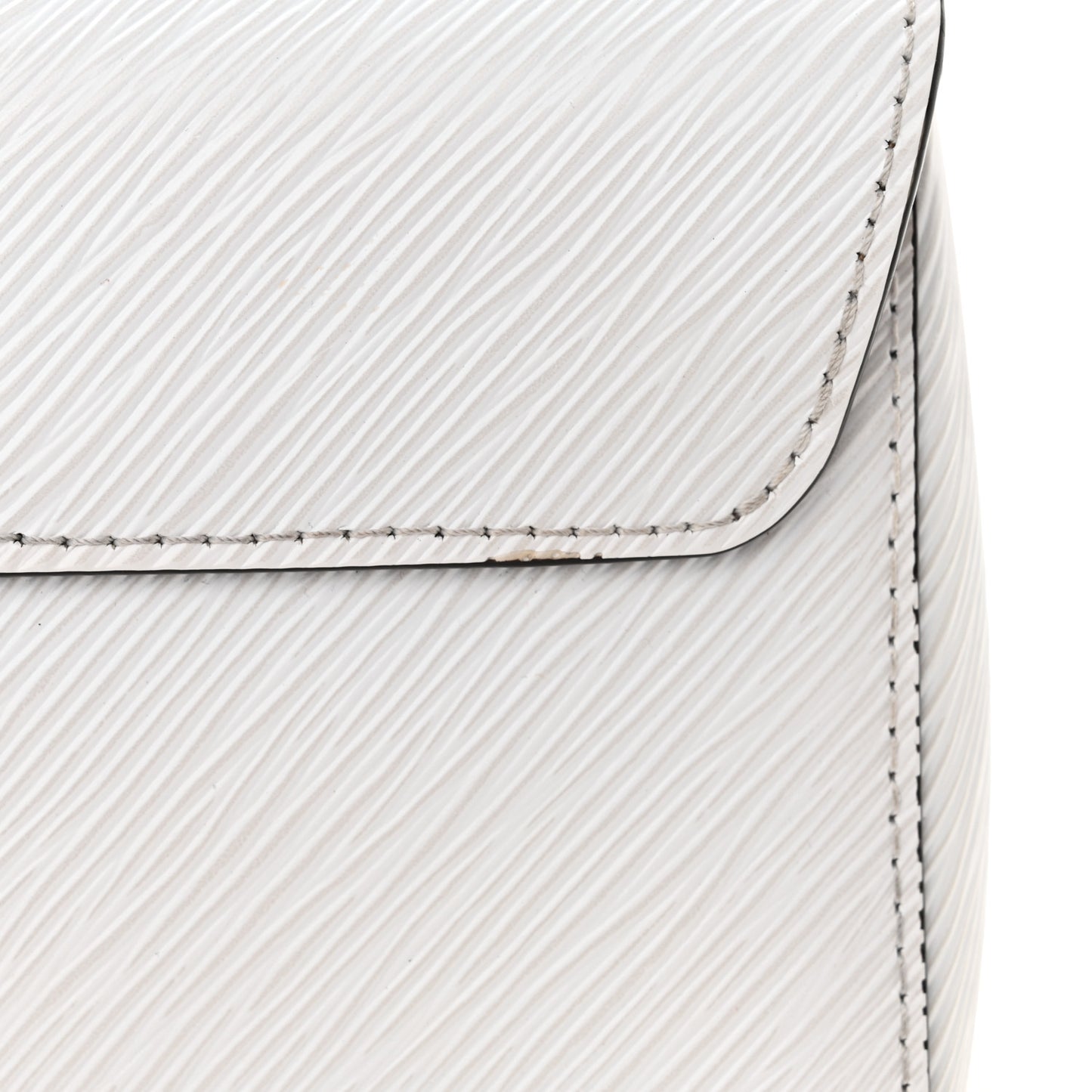 Epi Twist Shoulder Bag PM White