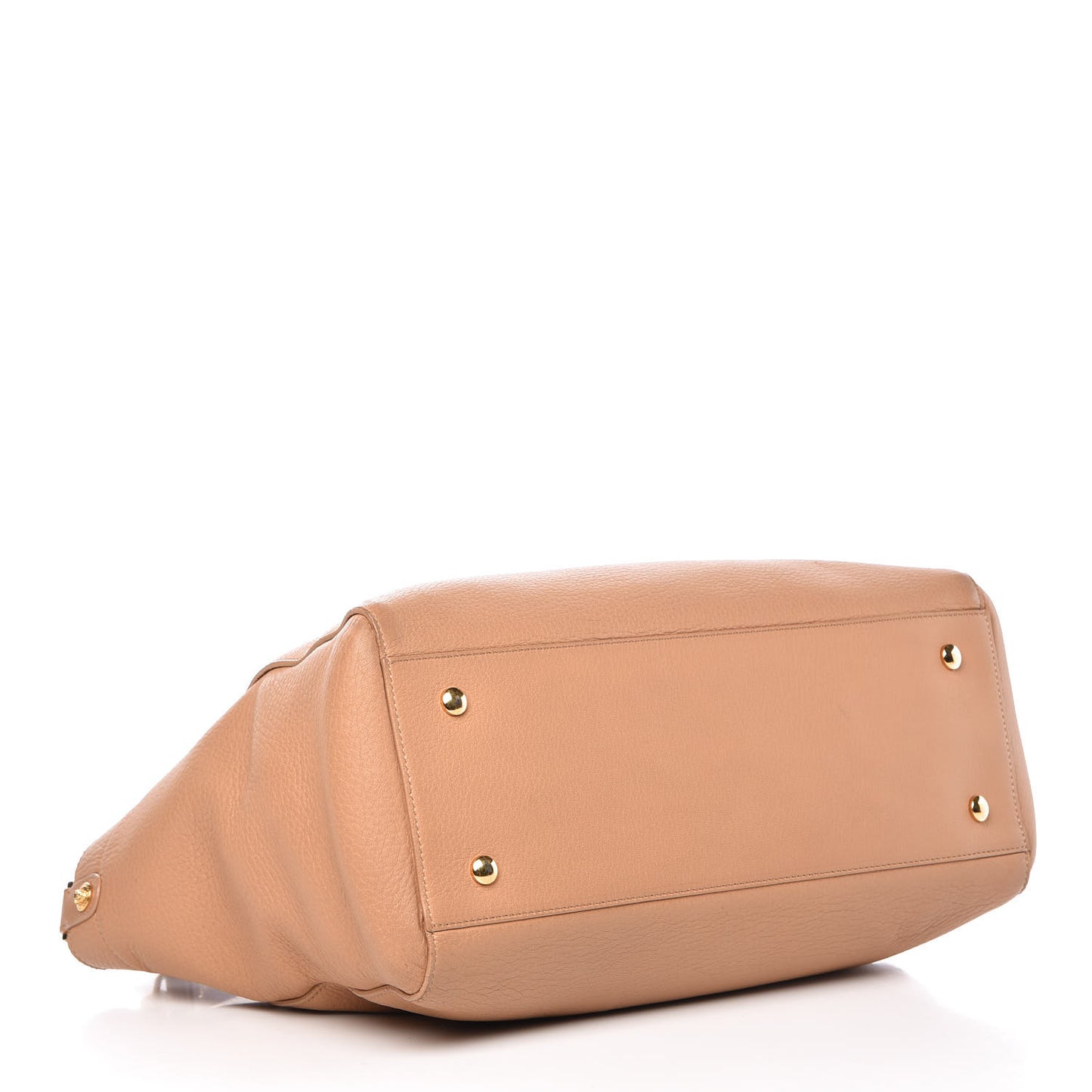 Deerskin Large Signature Tote Camel