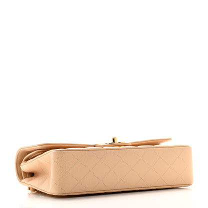 Chanel Caviar Quilted Medium Double Flap Beige 4 of 10