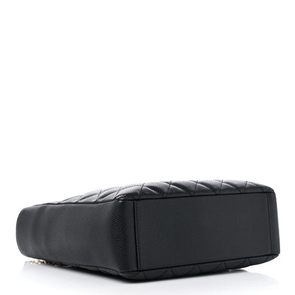 Chanel Caviar Quilted Petit Shopping Tote PST Black 4 of 11