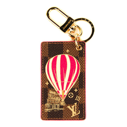 Louis Vuitton Damier Ebene Illustre Air Balloon Bag Charm Grenade 1 of 5