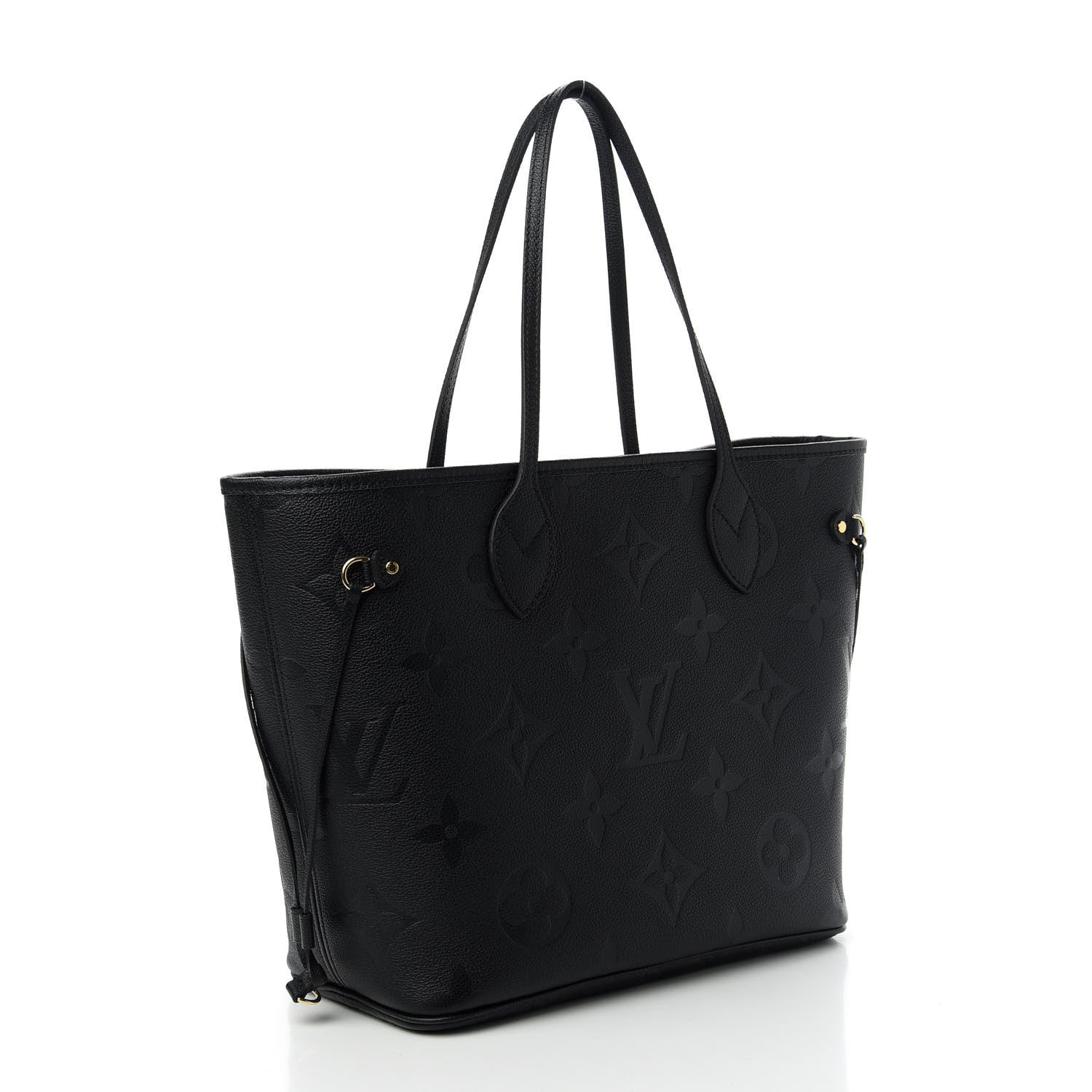 Louis Vuitton Empreinte Monogram Giant Neverfull MM Black 3 of 9