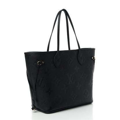 Louis Vuitton Empreinte Monogram Giant Neverfull MM Black 3 of 9