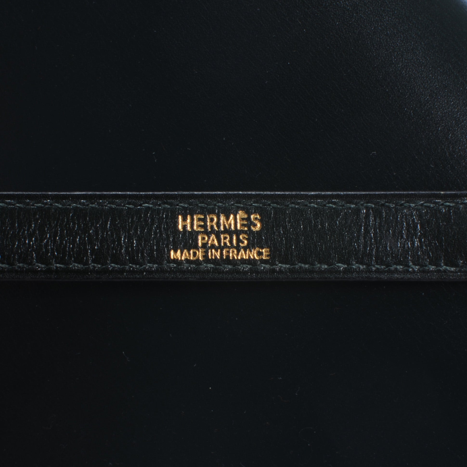 Hermes Box Calf Kelly 28 Vert Fonce 11 of 11