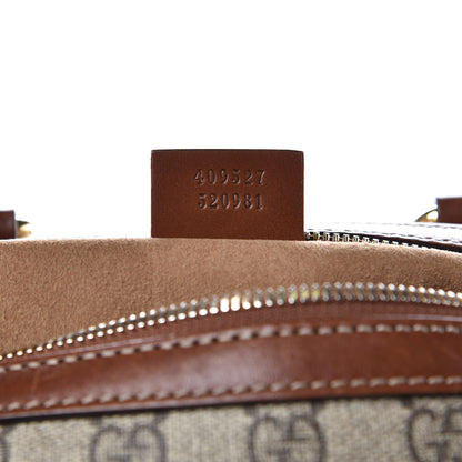 Gucci GG Supreme Monogram Medium Boston Beige Cuir 7 of 15