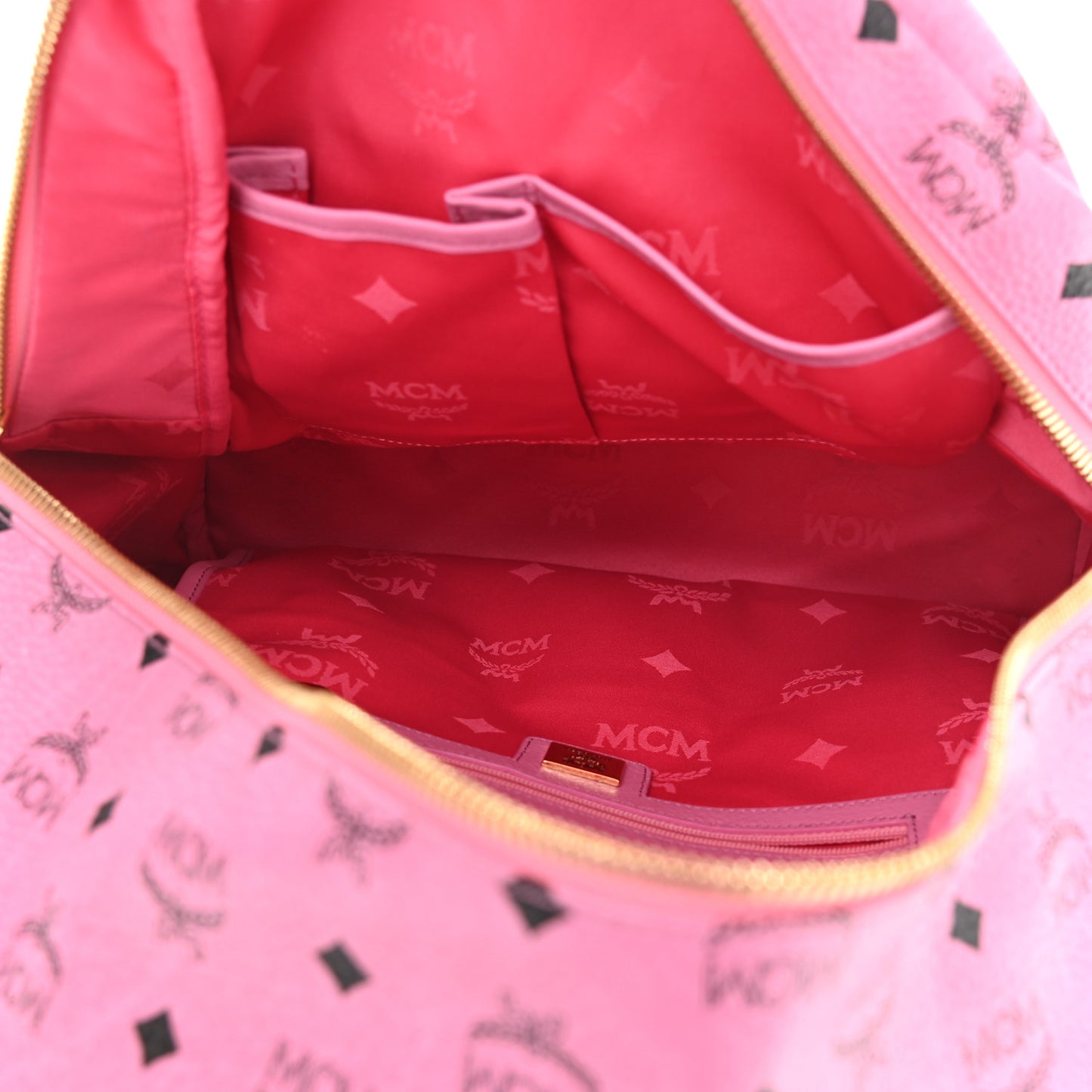 Visetos Medium Sprinkle Stud Stark Backpack Pink