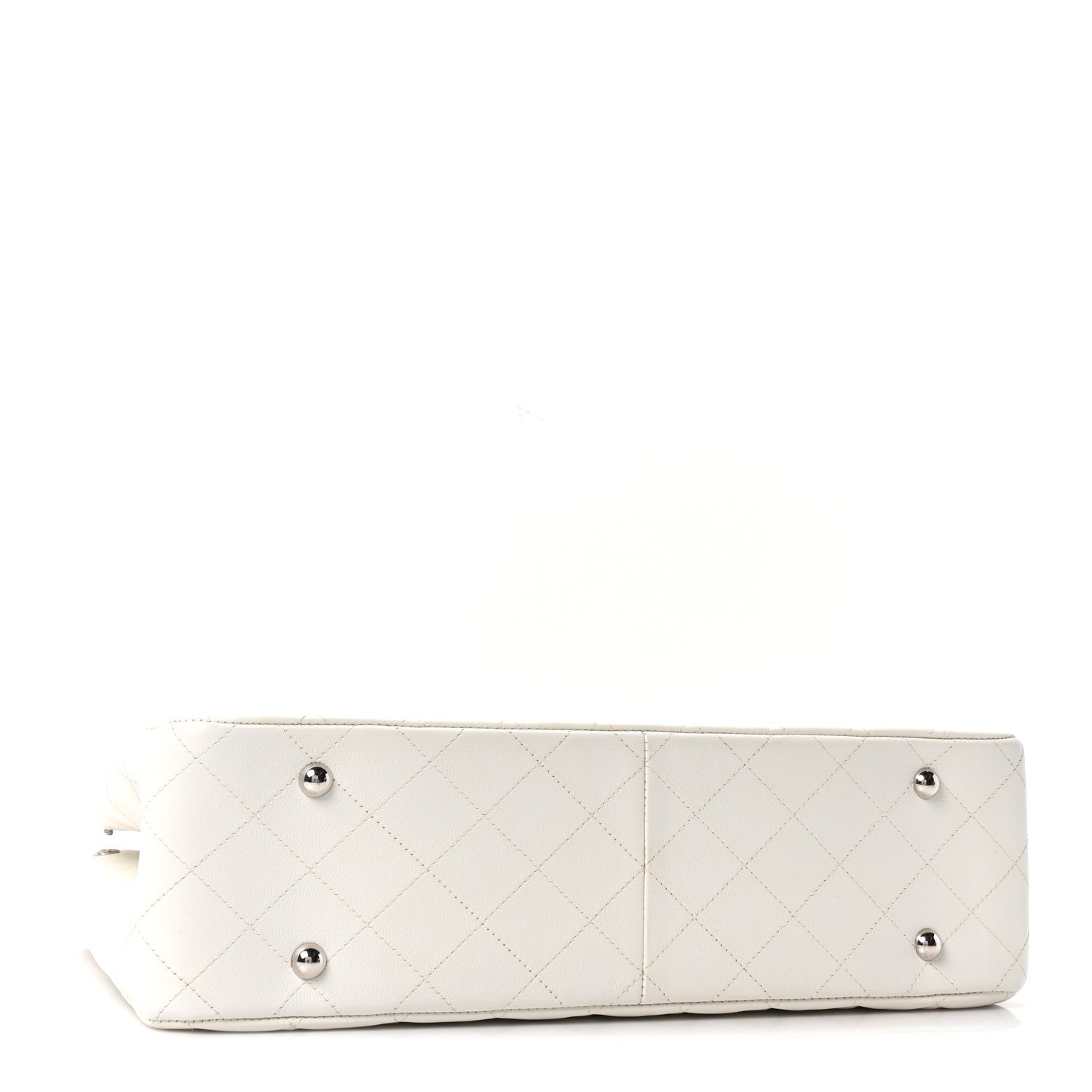 Chanel Calfskin Quilted Large Classic Shopping Tote White 4 of 11