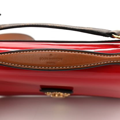 Louis Vuitton Patent Calfskin Monogram Cherrywood BB Scarlet 6 of 8