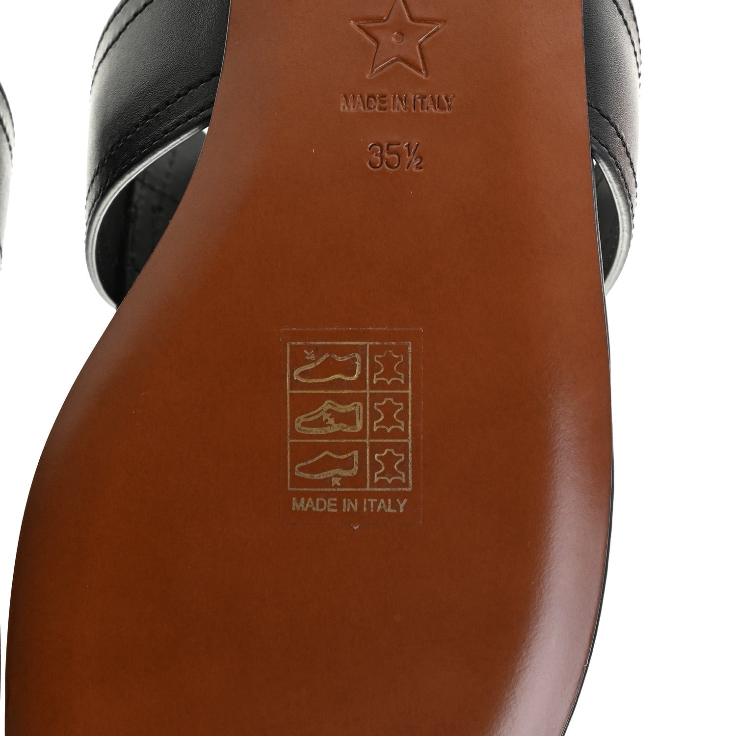 Christian Dior Calfskin 30 Montaigne Thong Sandals 35.5 Black 8 of 8