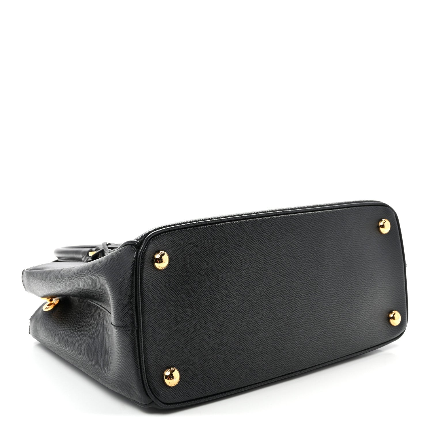 Prada Saffiano Small Galleria Double Zip Tote Black 4 of 10