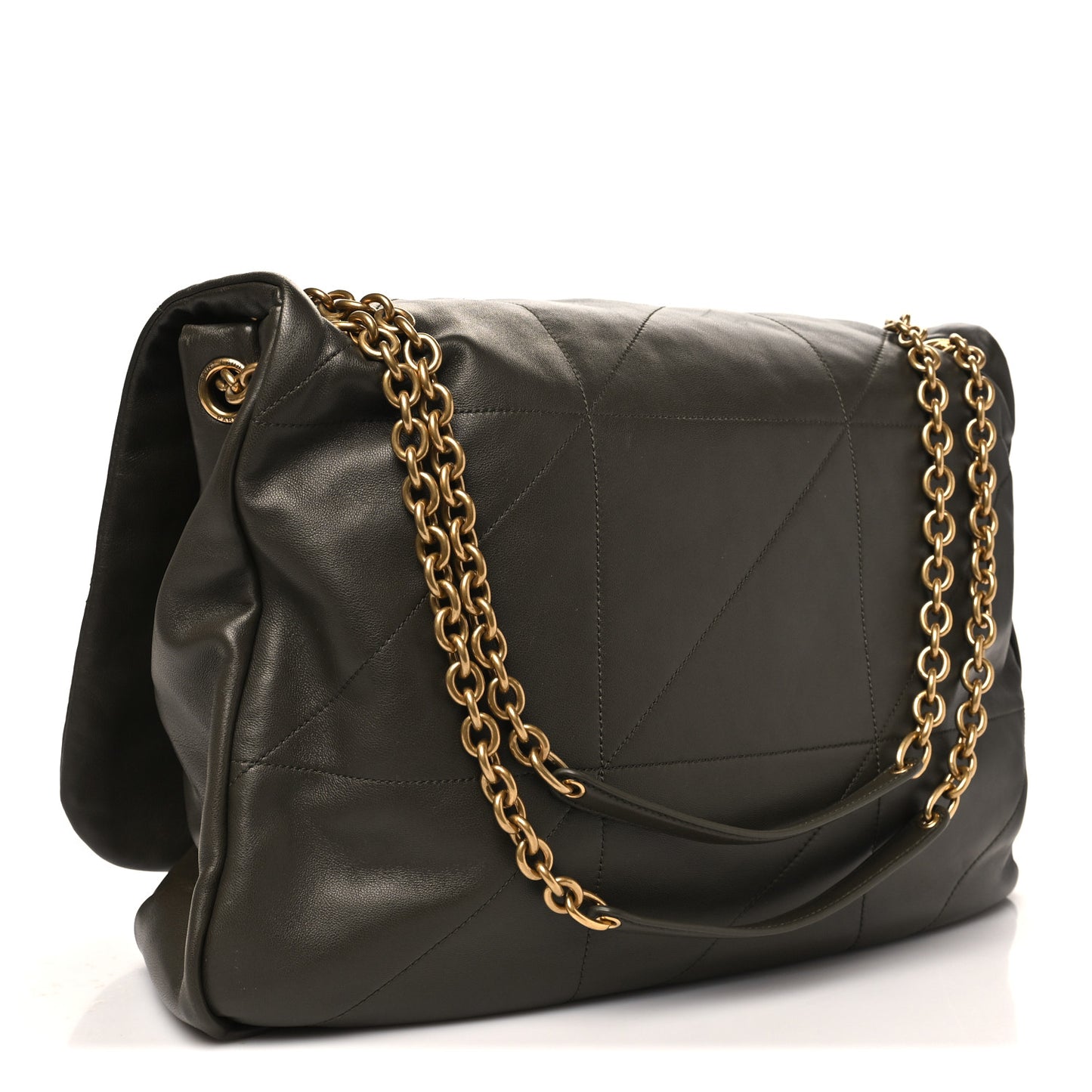 Lambskin Matelasse Monogram Large Jamie 4.3 Light Musk