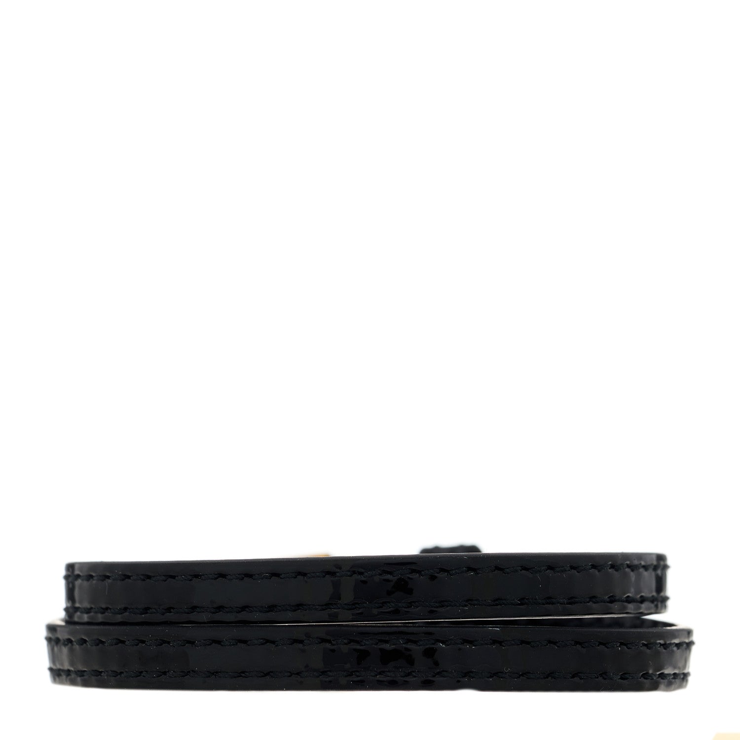 Gucci Patent G Buckle Bracelet Black 2 of 7
