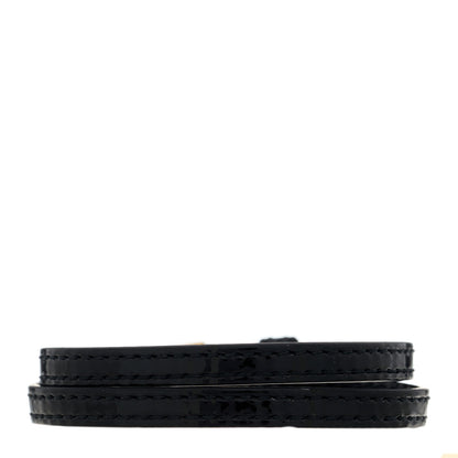 Gucci Patent G Buckle Bracelet Black 2 of 7