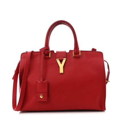 Saint Laurent Calfskin Small Classic Y Cabas Red 1 of 15