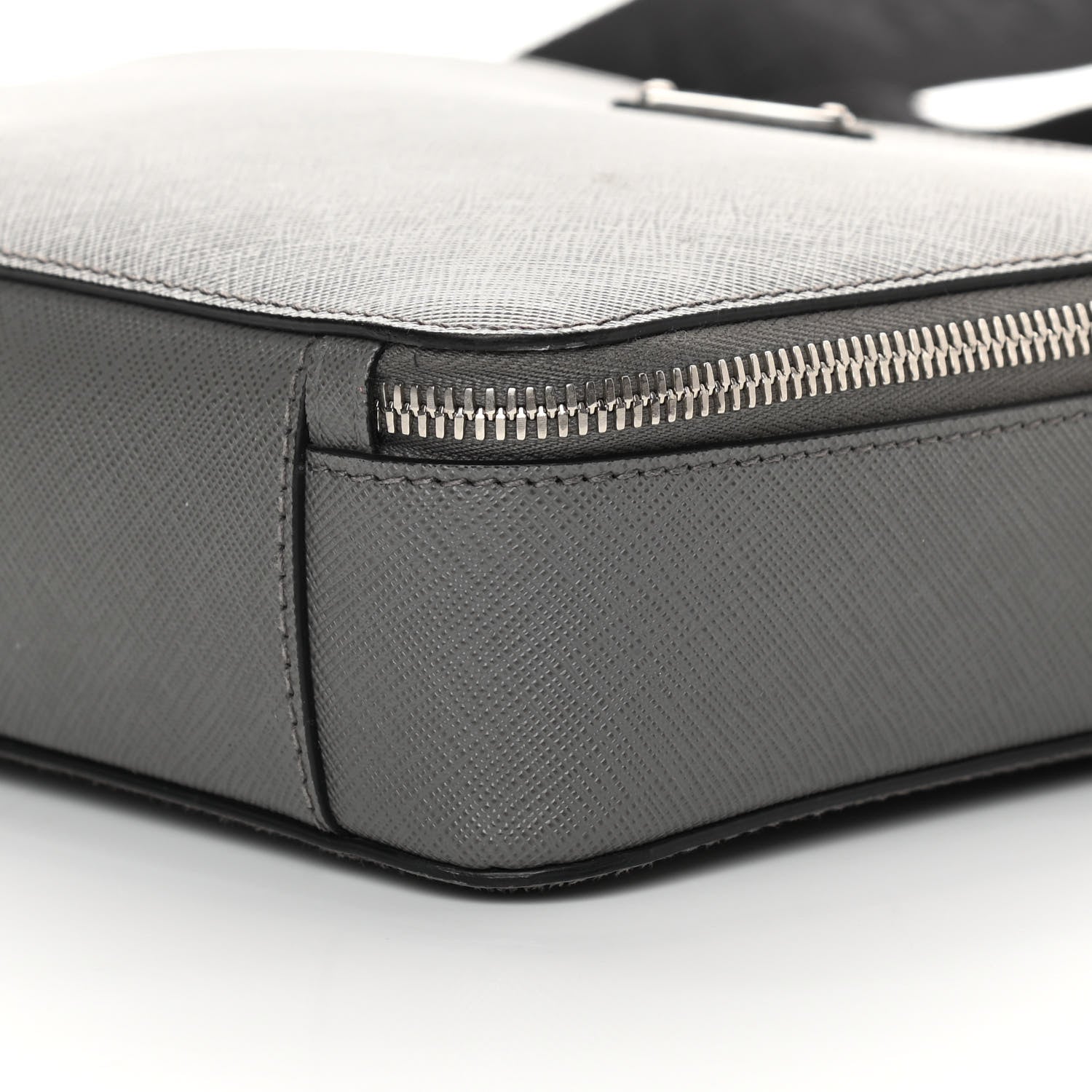 Prada Saffiano Travel Medium Brique Crossbody Bag Marmo 11 of 12