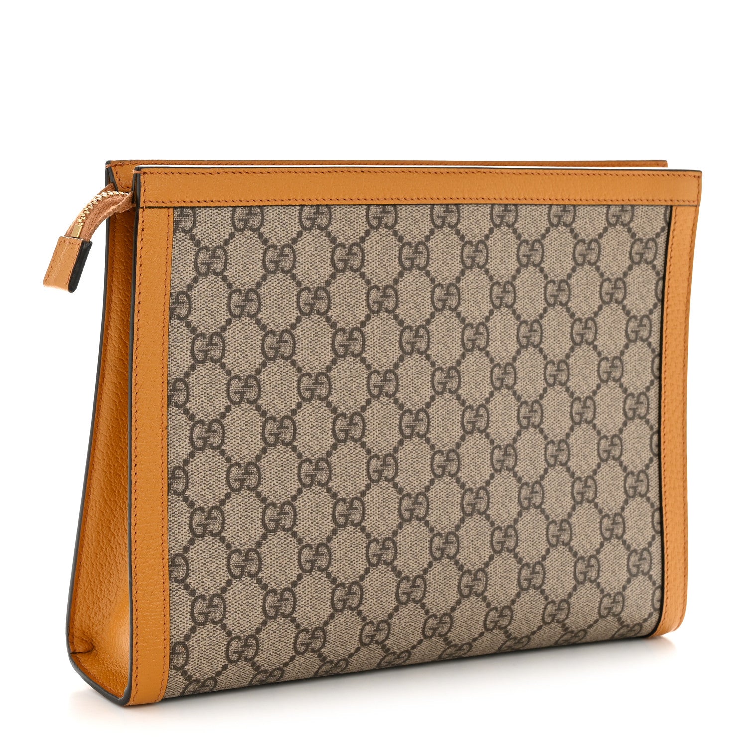 Gucci X KAI GG Supreme Monogram Toiletry Case Beige Vintage Sun