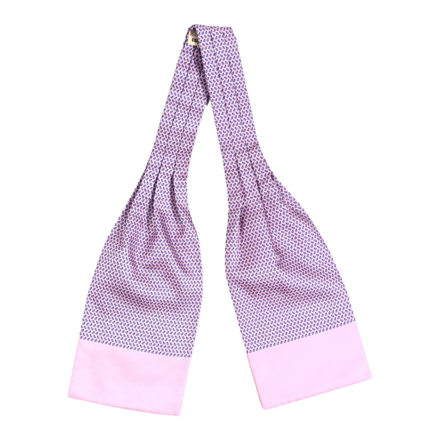Hermes Silk Get Lucky Mens Ascot Rose Pale Bleu Moyen Vert Pin 1 of 4