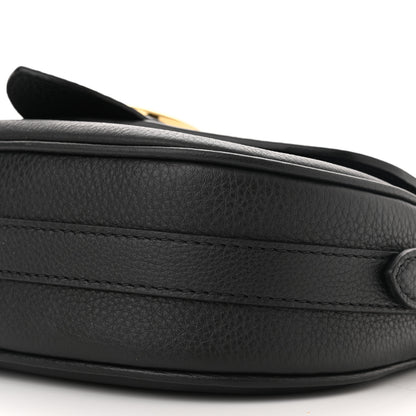 Louis Vuitton Grained Calfskin LV Pont 9 Soft MM Black 9 of 10