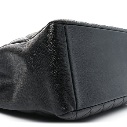 Chanel Caviar Quilted Grand Shopping Tote GST Black 9 of 10