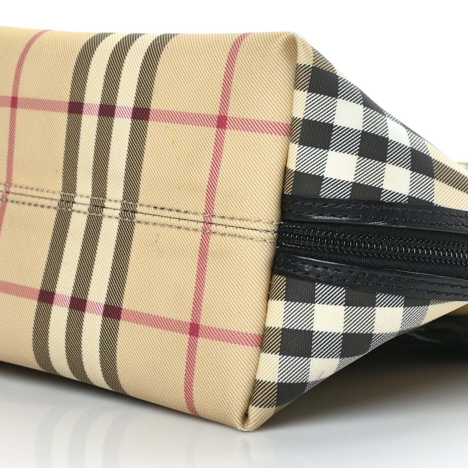 Burberry Canvas House Check Backpack Black 7 of 8