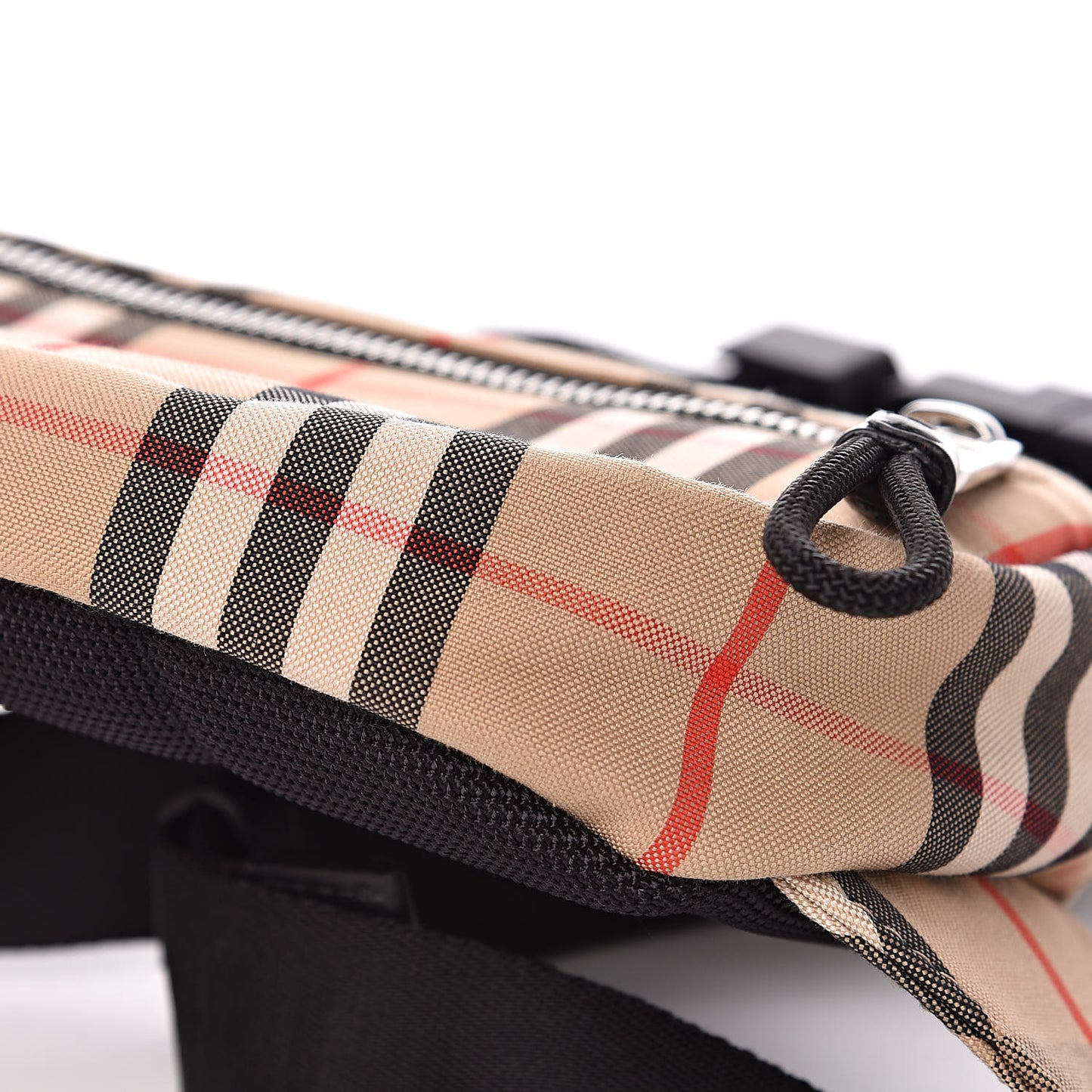 Nylon Vintage Check Small Cannon Bum Bag Archive Beige