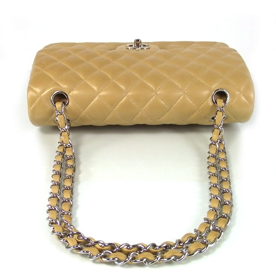 Chanel Lambskin Medium Double Flap Beige 4 of 11