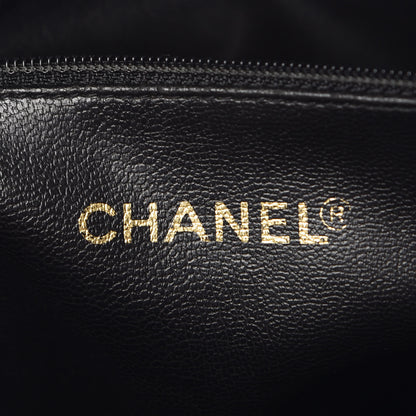Chanel Lambskin Quilted Shopping Tote Black 6 of 16