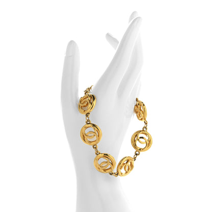Chanel CC Medallion Bracelet Gold 2 of 5