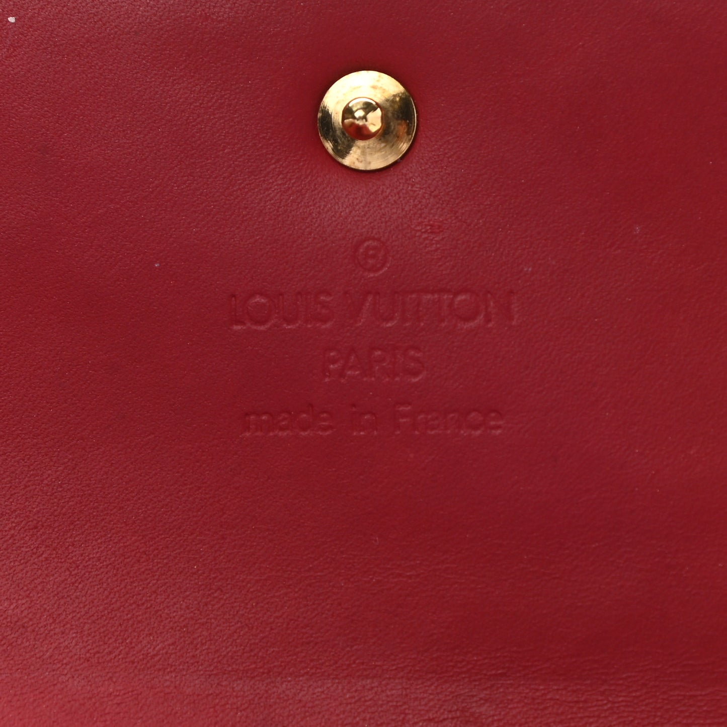 Vernis Porte Tresor International Wallet Pomme D'Amour