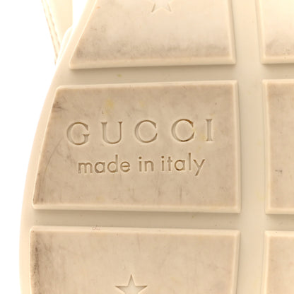 Gucci Calfskin Logo Womens Rhyton Sneakers 39 Ivory 8 of 14