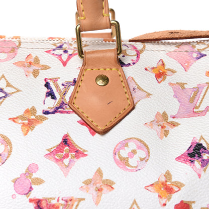 Louis Vuitton Watercolor Aquarelle Speedy 35 White 16 of 19