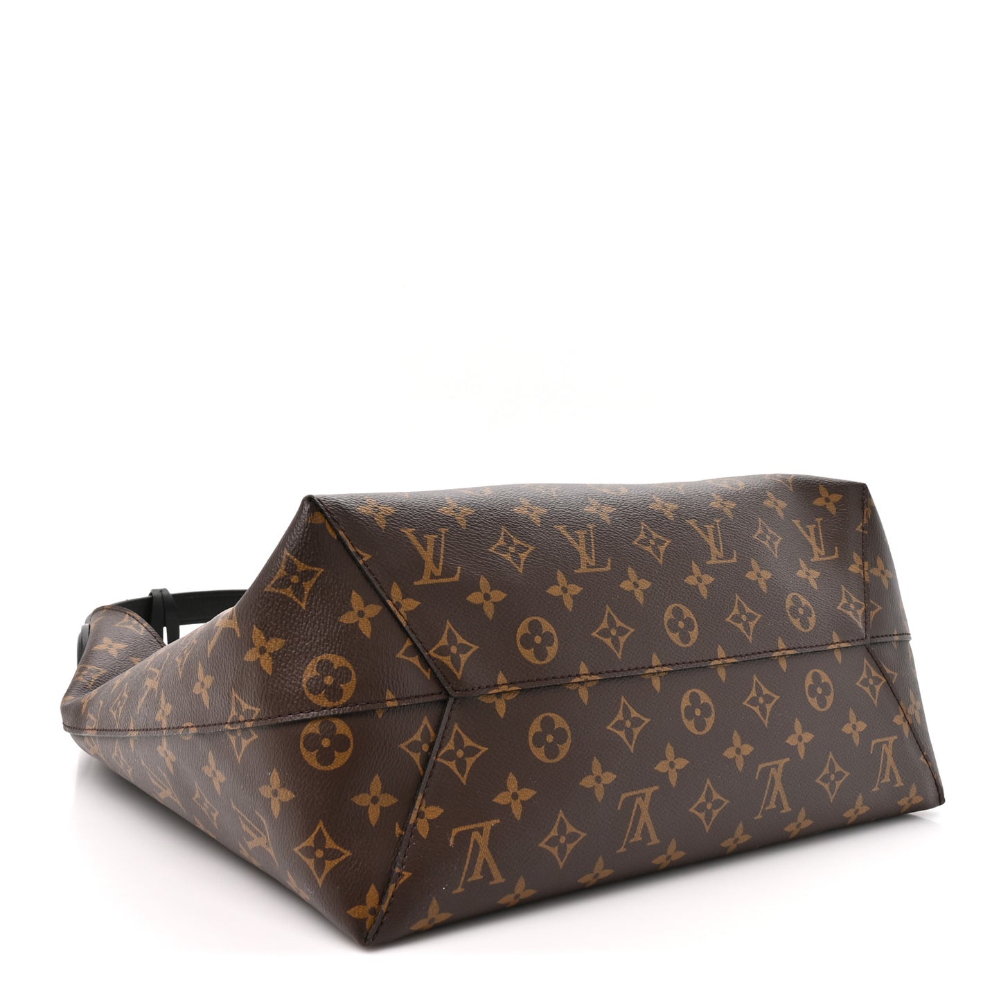 Monogram Flower Hobo Black