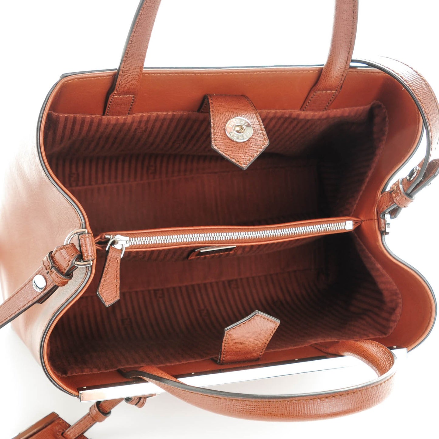 Vitello Elite Petite 2Jours Tote Walnut