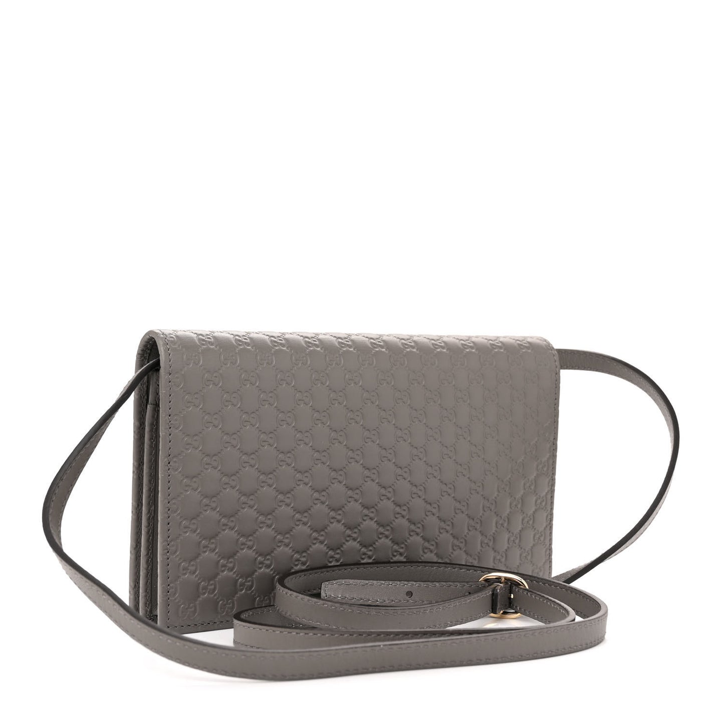 Soft Microguccissima Crossbody Wallet Loess