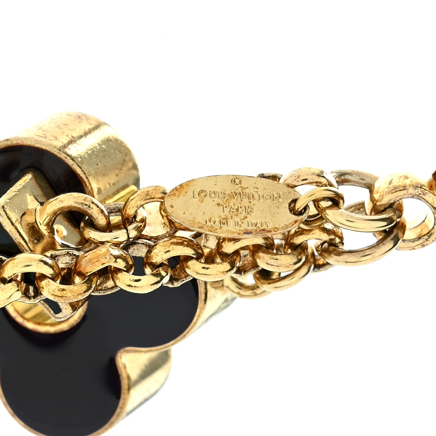 Louis Vuitton Metal Fleur De Monogram Bag Charm Dore Dore 3 of 5