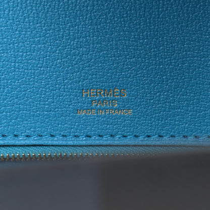 Hermes Epsom Casaque Birkin Sellier 30 Bleu Indigo Black Bleu Frida 6 of 10