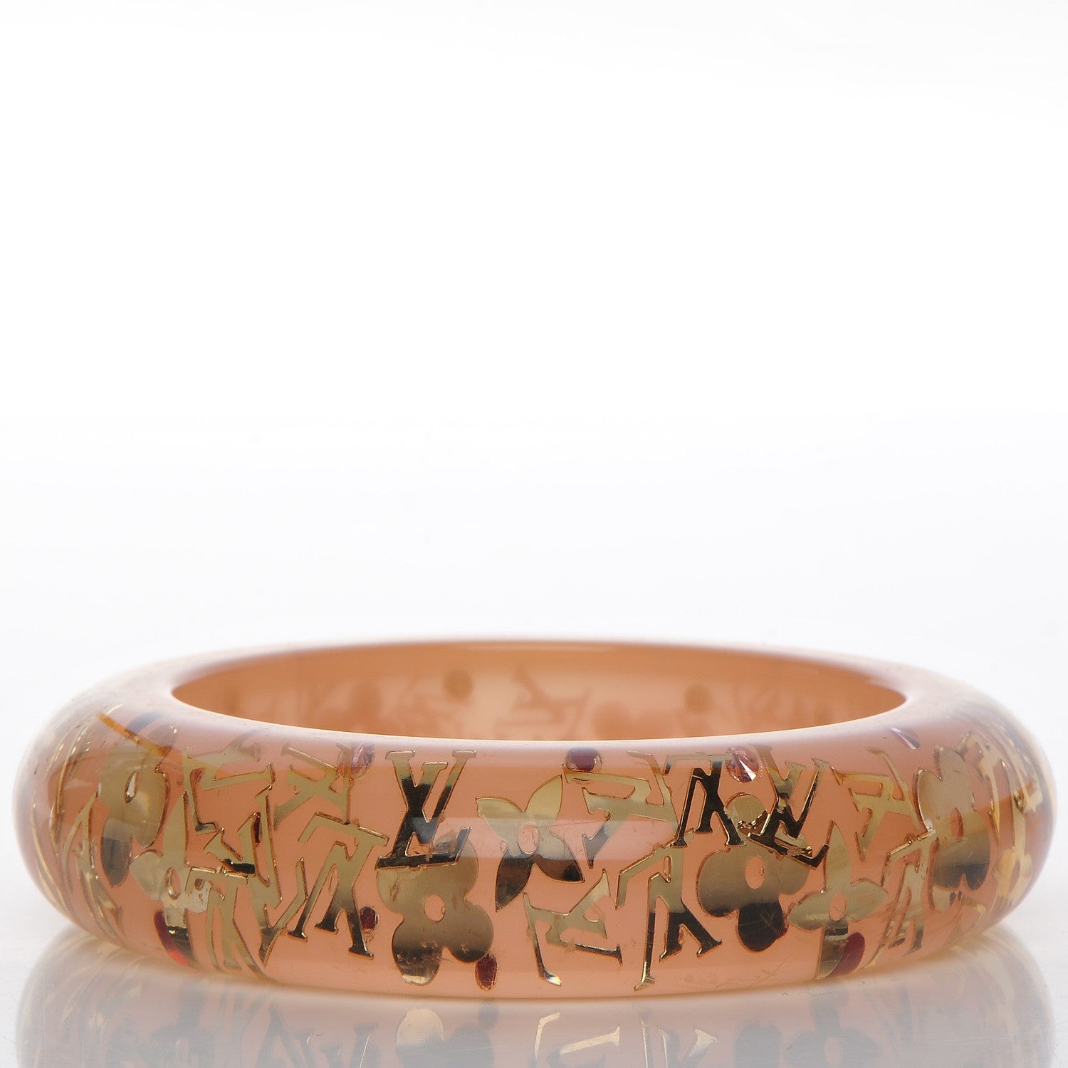 Louis Vuitton Resin Swarovski Medium Inclusion Bracelet GM Rose 3 of 3