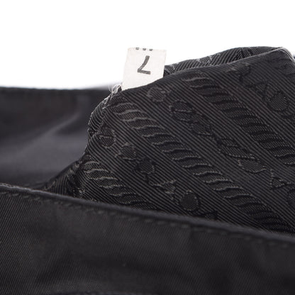 Prada Tessuto Nylon Single Buckle Messenger Bag Black 7 of 9