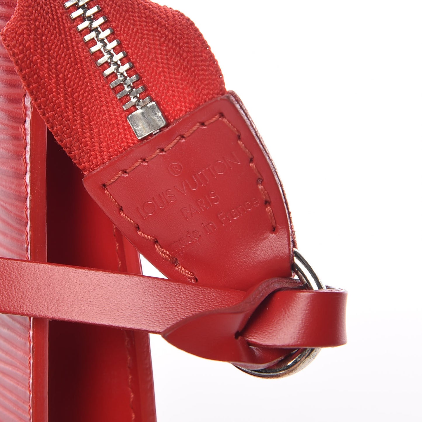 Epi Pochette Accessories 24 Castillan Red