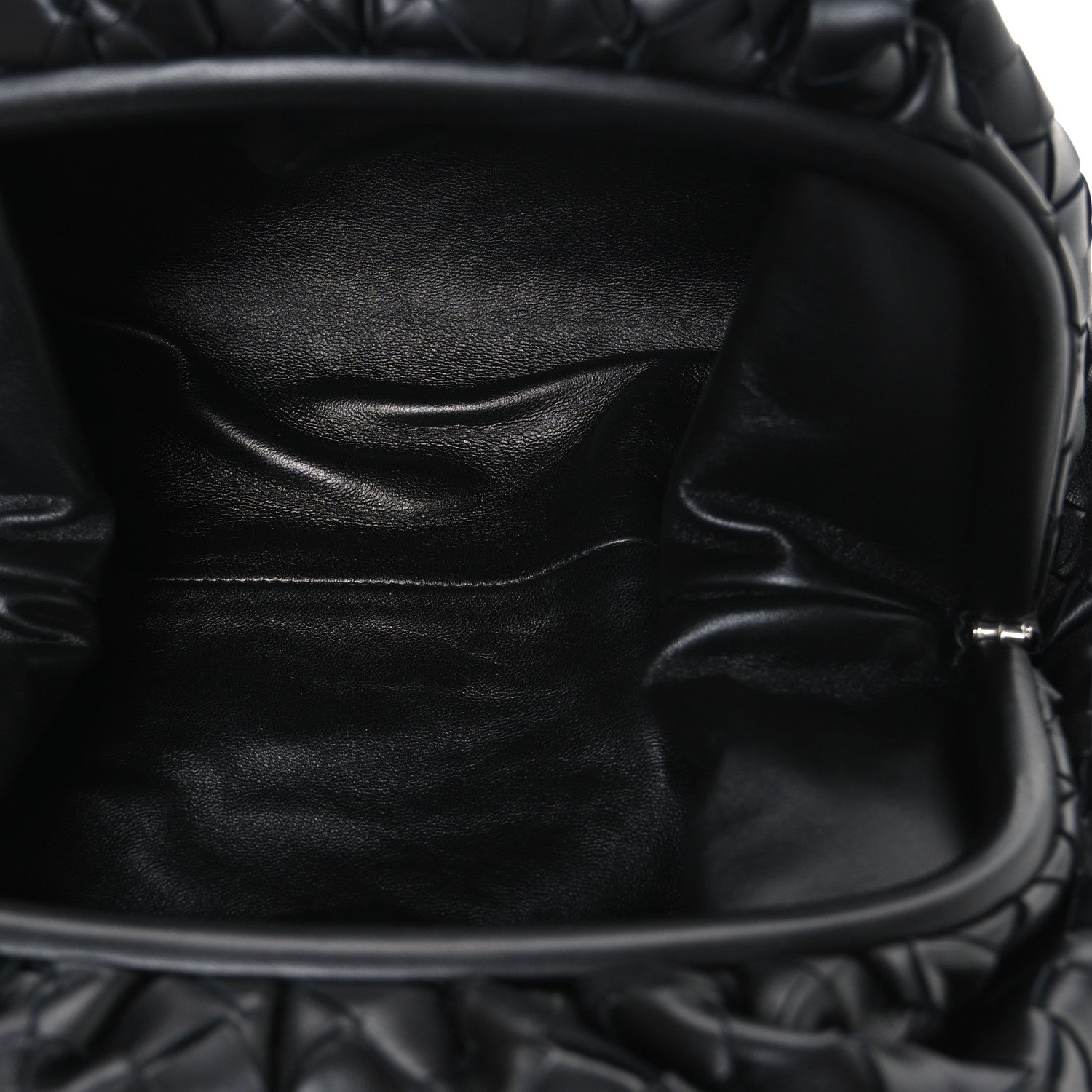 Bottega Veneta Nappa Maxi Intreccio The Pouch Oversized Clutch Black 5 of 11