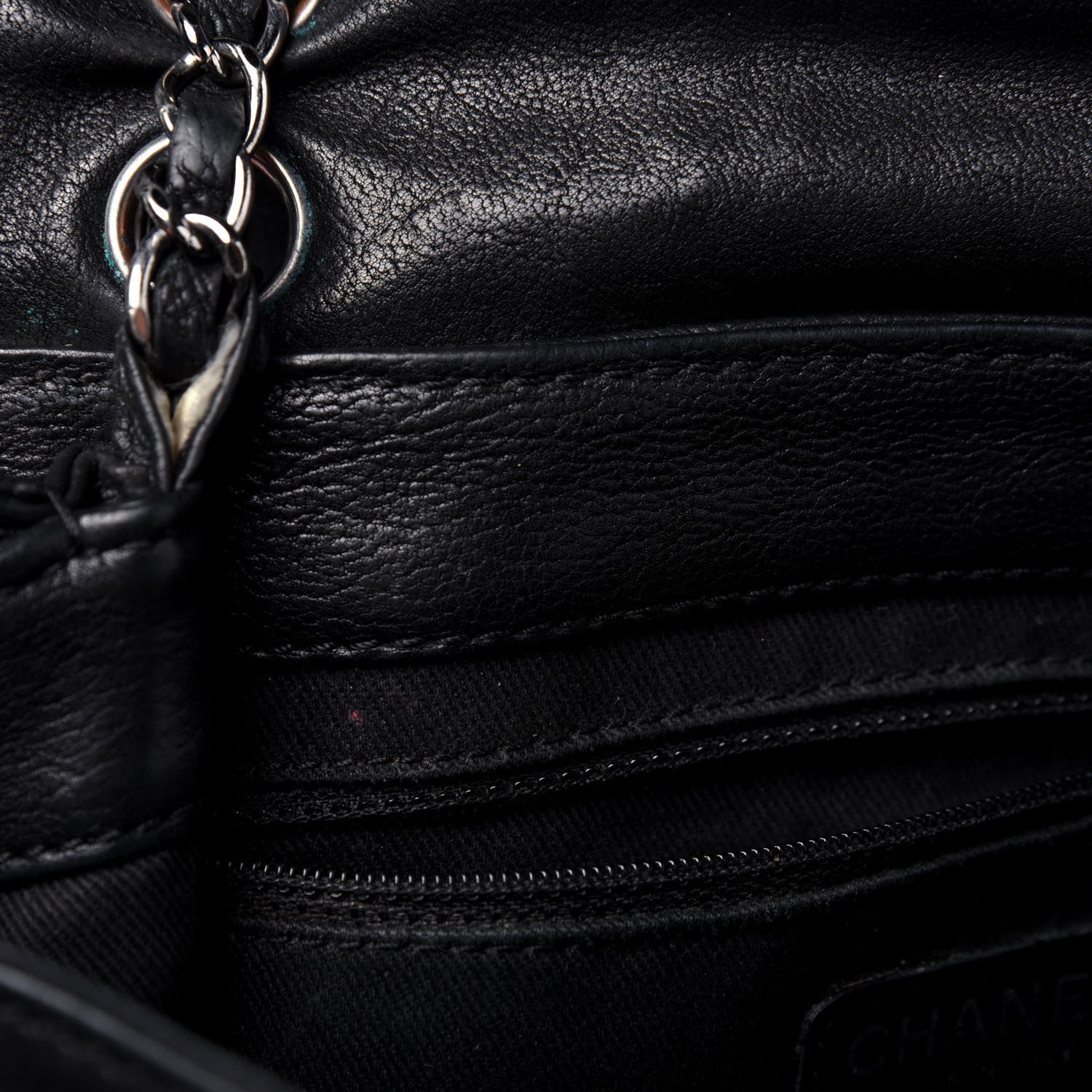 Chanel Calfskin Diamond Stitch Large Messenger Black 11 of 26