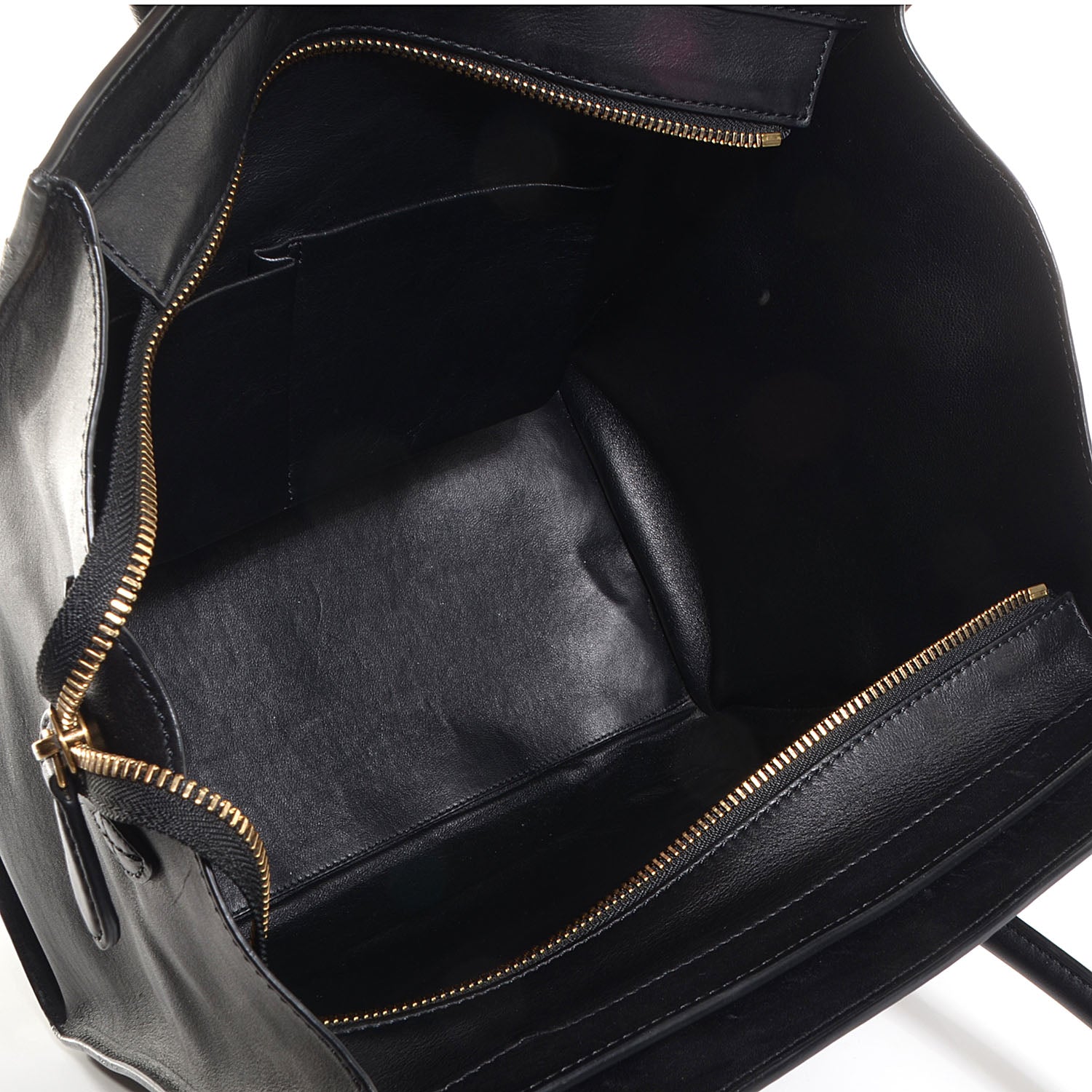 Celine Smooth Calfskin Mini Luggage Black 5 of 8